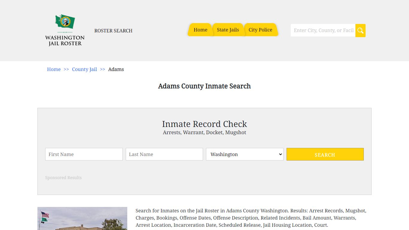 Adams County Inmate Search - Jail Roster Search